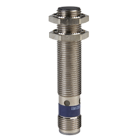 TES Electric Inductive Proximity Metal Barrel Sensor; 12mm; Embeddable; 12-48VDC; NC; PNP; Connector - M12